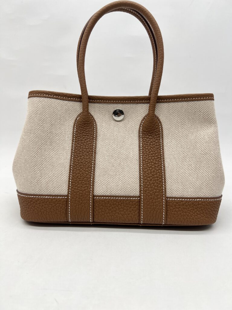 Hermes Neo Garden 23 Negonda Ecru Beige Gold PHW