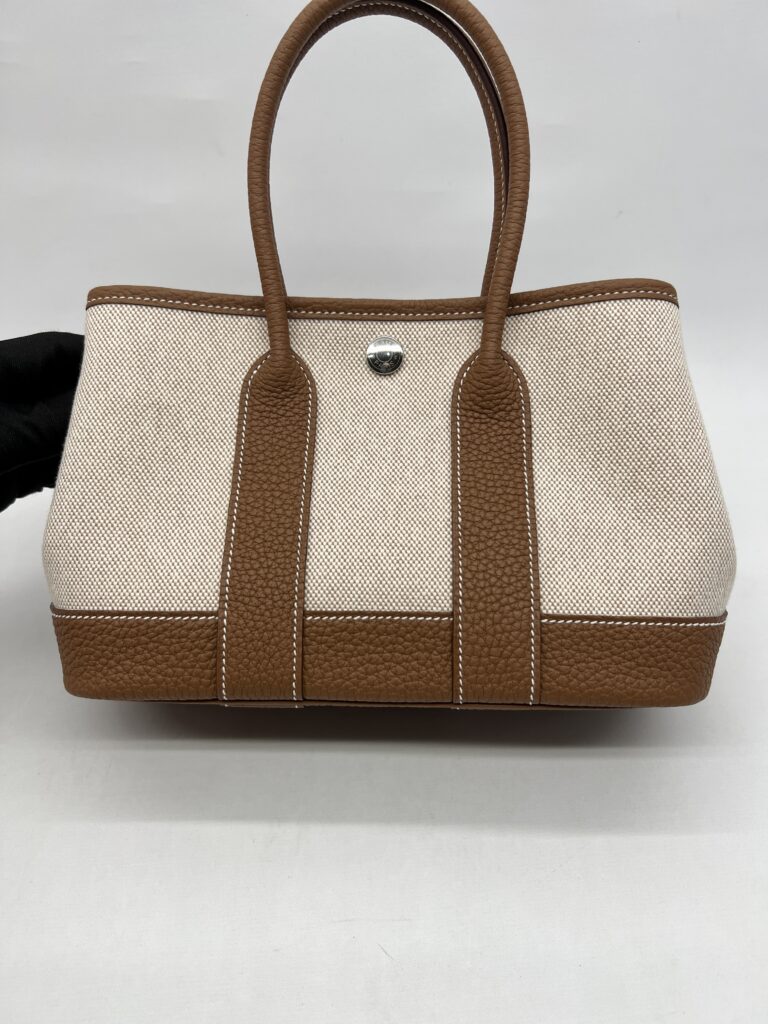 Hermes Neo Garden 23 Negonda Ecru Beige Gold PHW