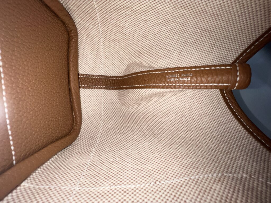 Hermes Neo Garden 23 Negonda Ecru Beige Gold PHW