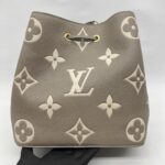 Louis Vuitton Neo Neo Monogram Empreinte Tourterelle Creme GHW