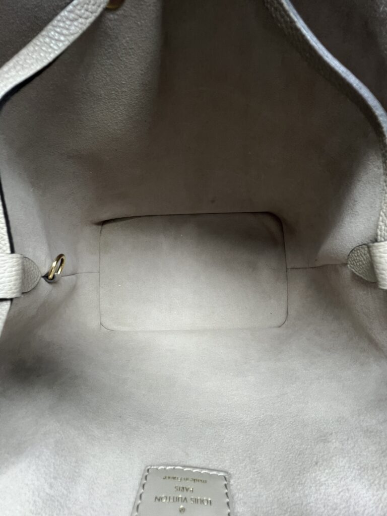 Louis Vuitton Neo Neo Monogram Empreinte Tourterelle Creme GHW
