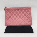 Chanel O Case Leather Pink SHW