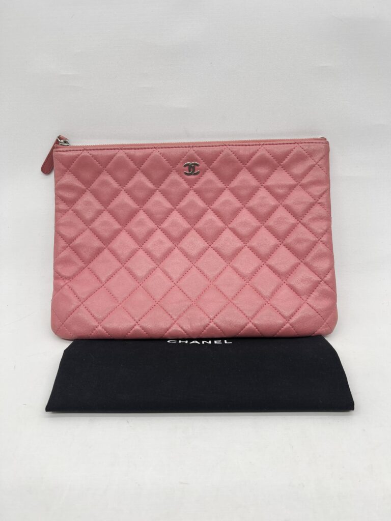 Chanel O Case Leather Pink SHW