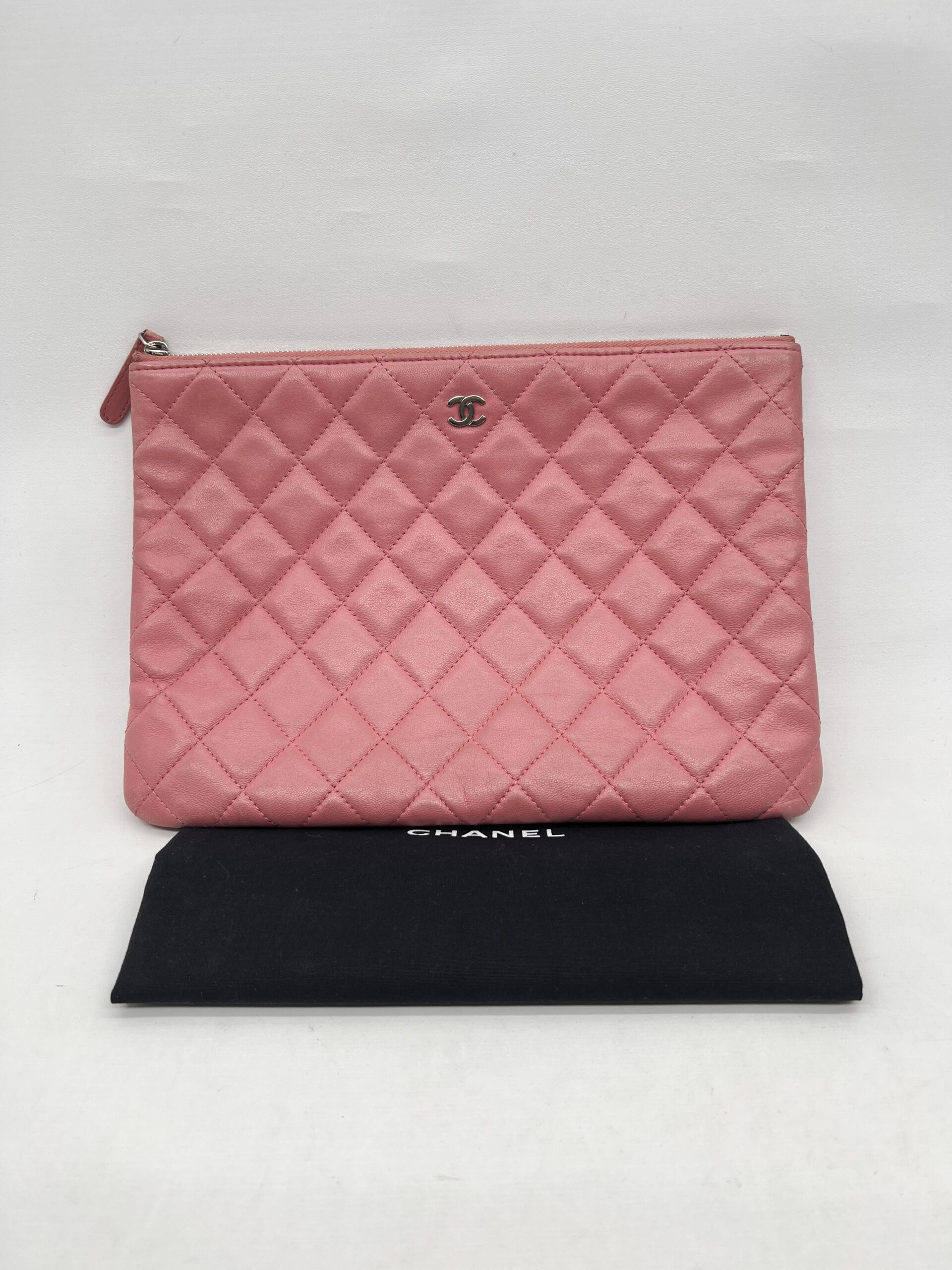Chanel O Case Leather Pink SHW