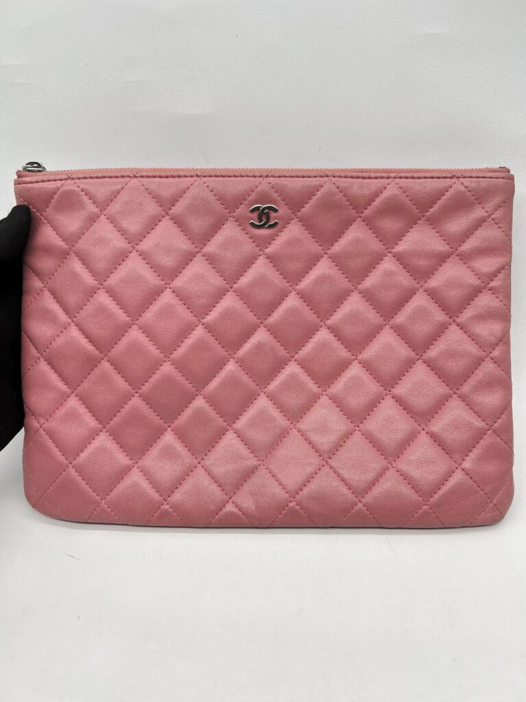 Chanel O Case Leather Pink SHW