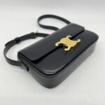 Celine Triomphe Black GHW
