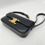Celine Triomphe Black GHW