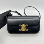 Celine Triomphe Black GHW