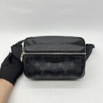 Louis Vuitton Outdoor Bumbag Taigarama Black Monogram SHW