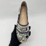 Dior Granville Espadrilles Blue Tropical Toile
