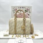 Dior Groove 25 Canvas Natural Jacquard GHW