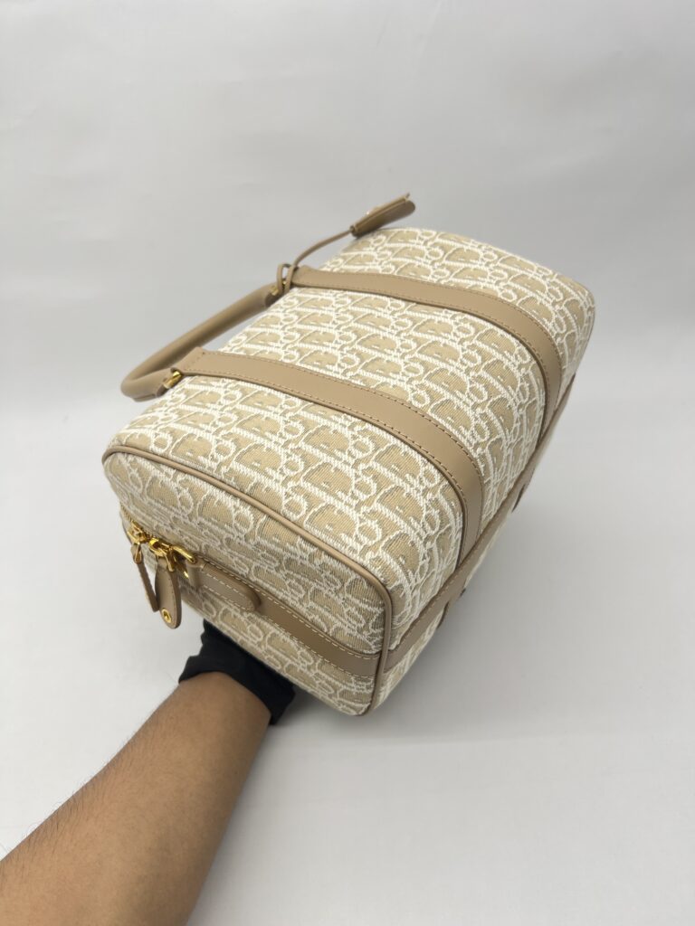 Dior Groove 25 Canvas Natural Jacquard GHW