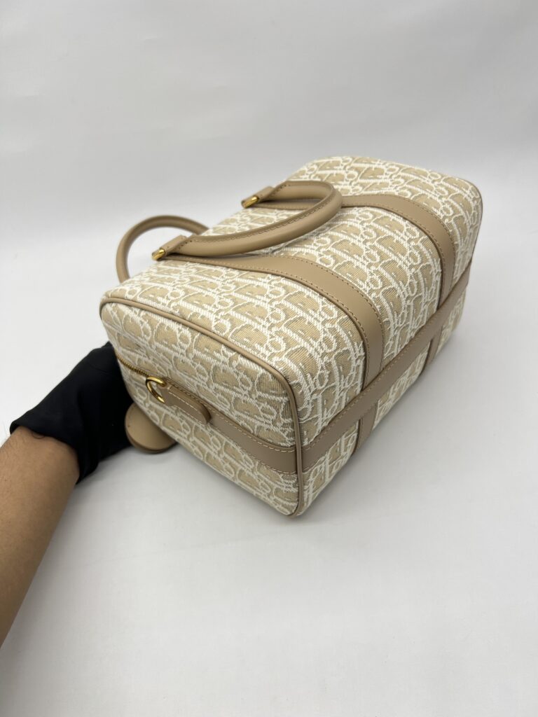 Dior Groove 25 Canvas Natural Jacquard GHW