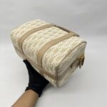 Dior Groove 25 Canvas Natural Jacquard GHW