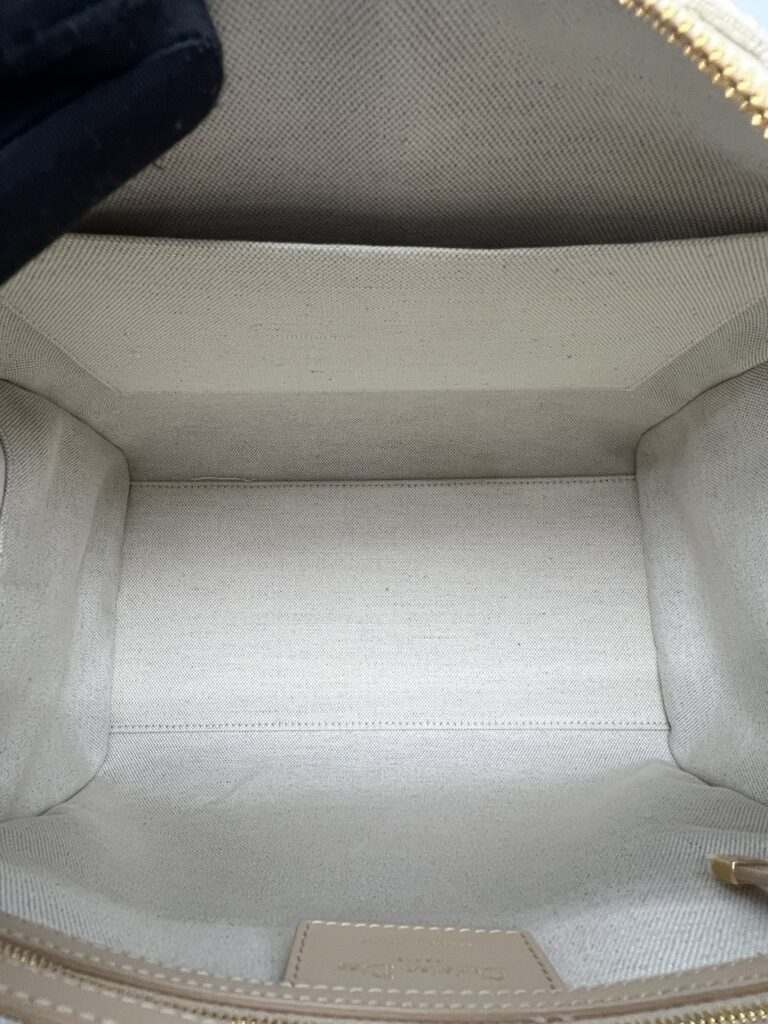 Dior Groove 25 Canvas Natural Jacquard GHW