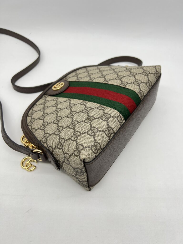 Gucci Ophidia Halfmoon GG Supreme Brown GHW