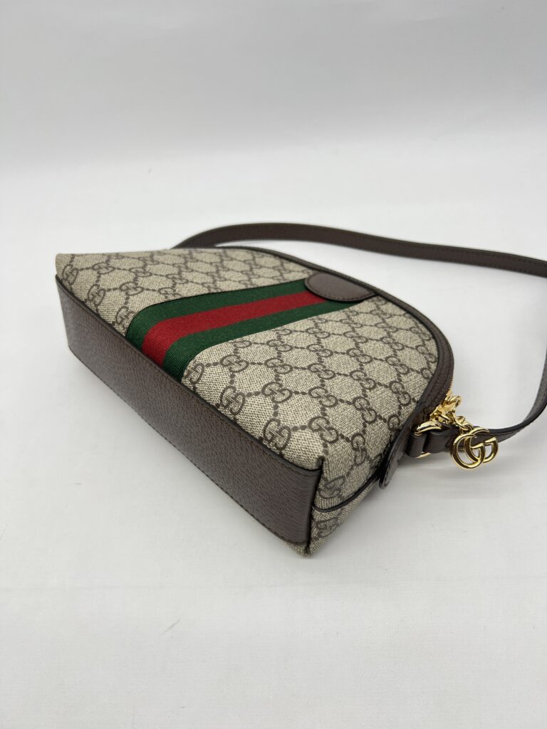 Gucci Ophidia Halfmoon GG Supreme Brown GHW