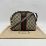 Gucci Ophidia Halfmoon GG Supreme Brown GHW