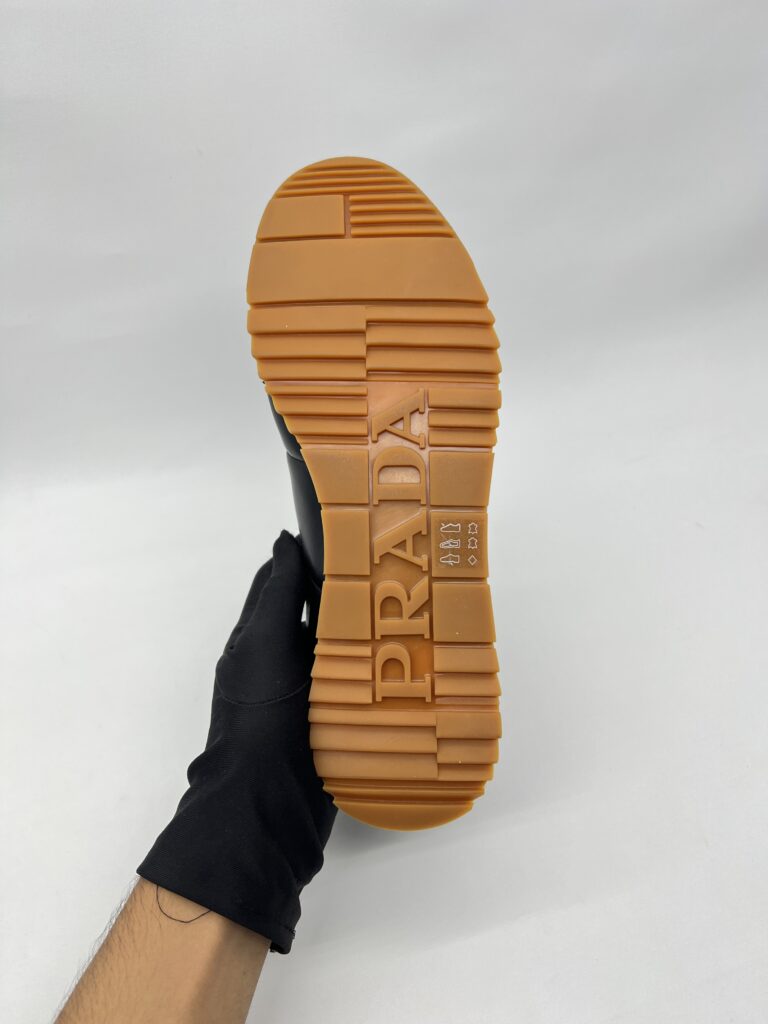 Prada Lane Sneakers Black Suede