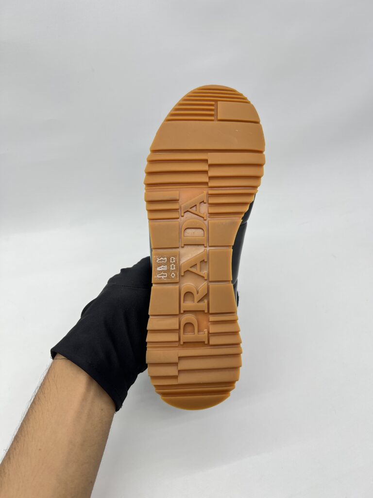 Prada Lane Sneakers Black Suede