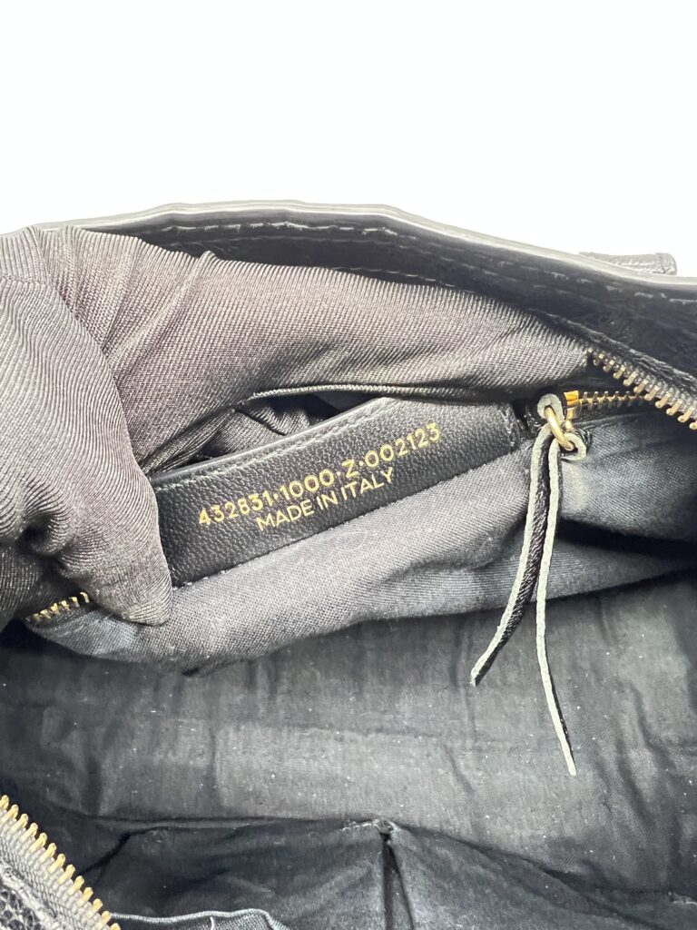Balenciaga Small City Edge Chevre Black GHW