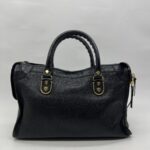 Balenciaga Small City Edge Chevre Black GHW