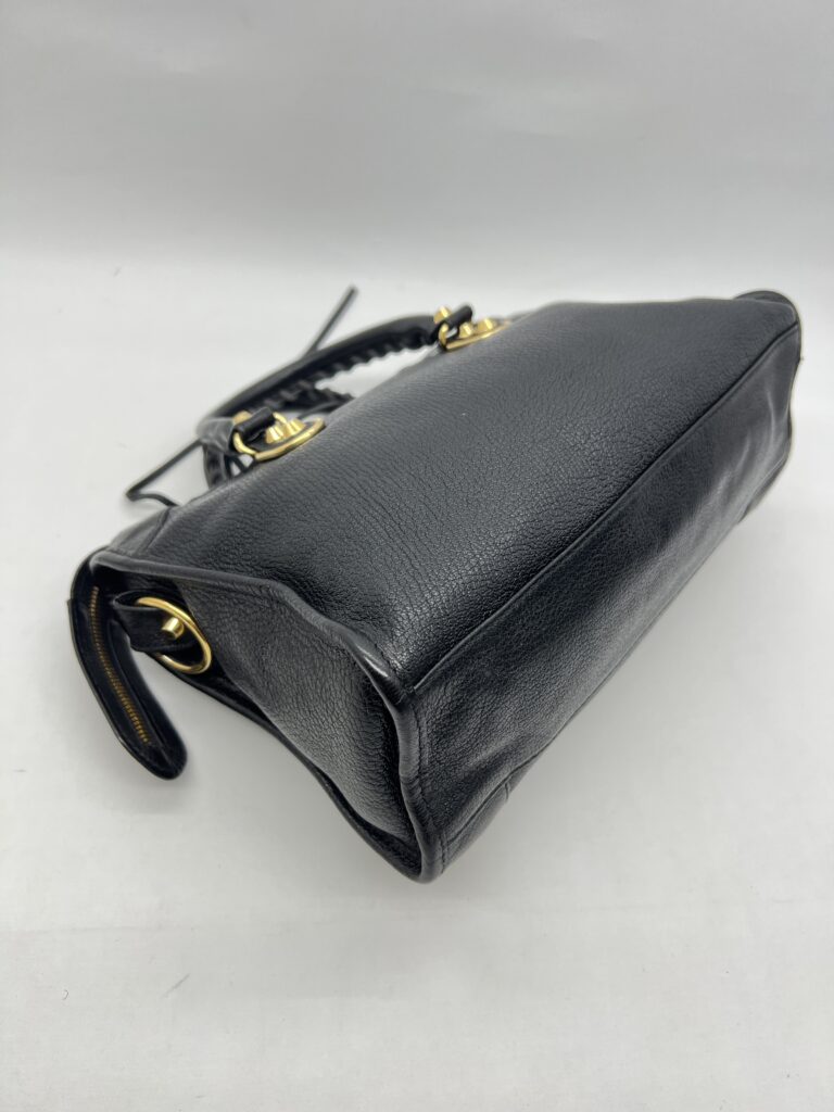 Balenciaga Small City Edge Chevre Black GHW