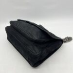 Saint Laurent Niki Large Nubuck Croco Black RHW