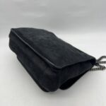 Saint Laurent Niki Large Nubuck Croco Black RHW