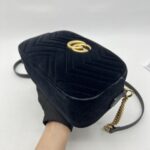 Gucci Marmont Camera Small Velvet Black GHW