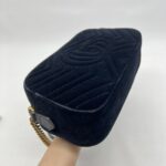 Gucci Marmont Camera Small Velvet Black GHW