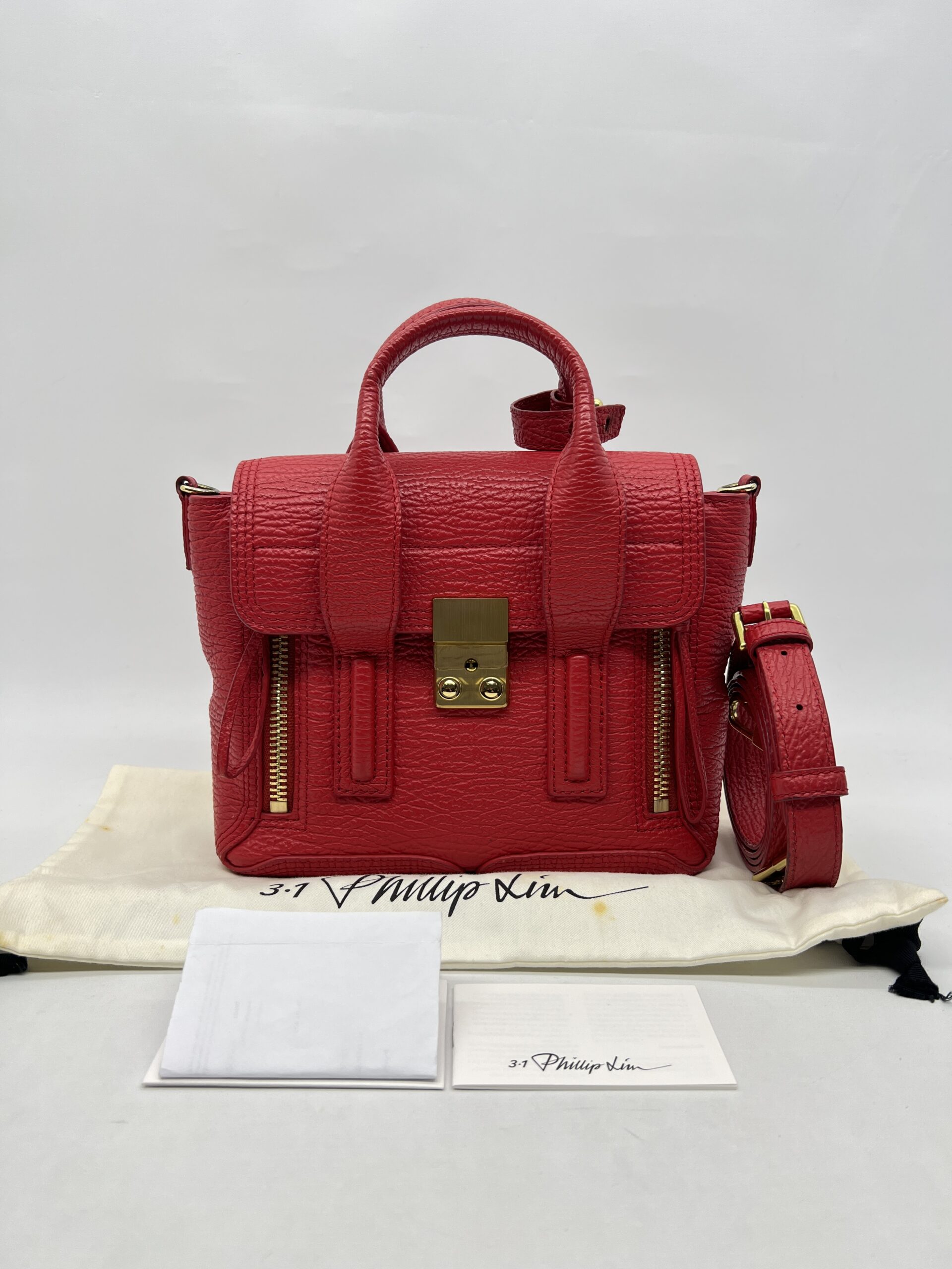 Phillip Lim Pashli Mini Satchel Red GHW