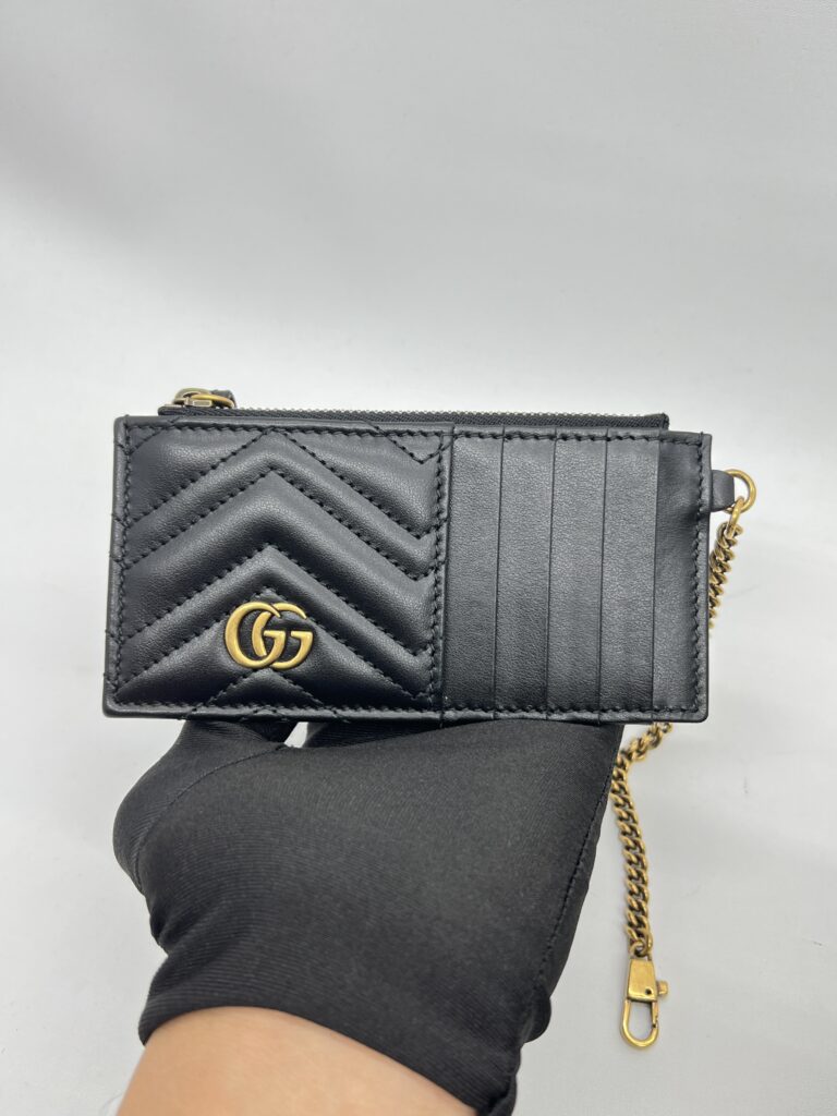 Gucci GG Marmont Mini White Matelasse GHW