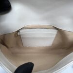 Gucci GG Marmont Mini White Matelasse GHW