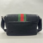 Gucci Techno Web Stripe Canvas Black SHW