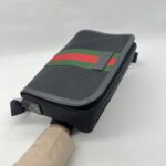 Gucci Techno Web Stripe Canvas Black SHW