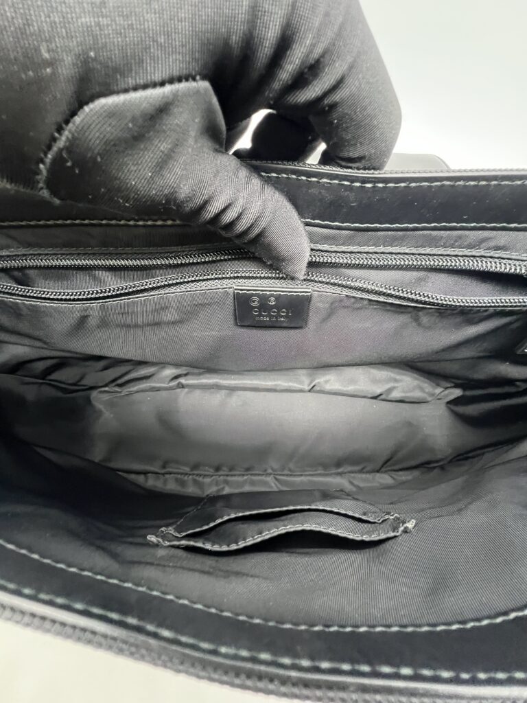 Gucci Techno Web Stripe Canvas Black SHW