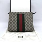 Gucci Clutch GG Canvas Supreme Brown SHW