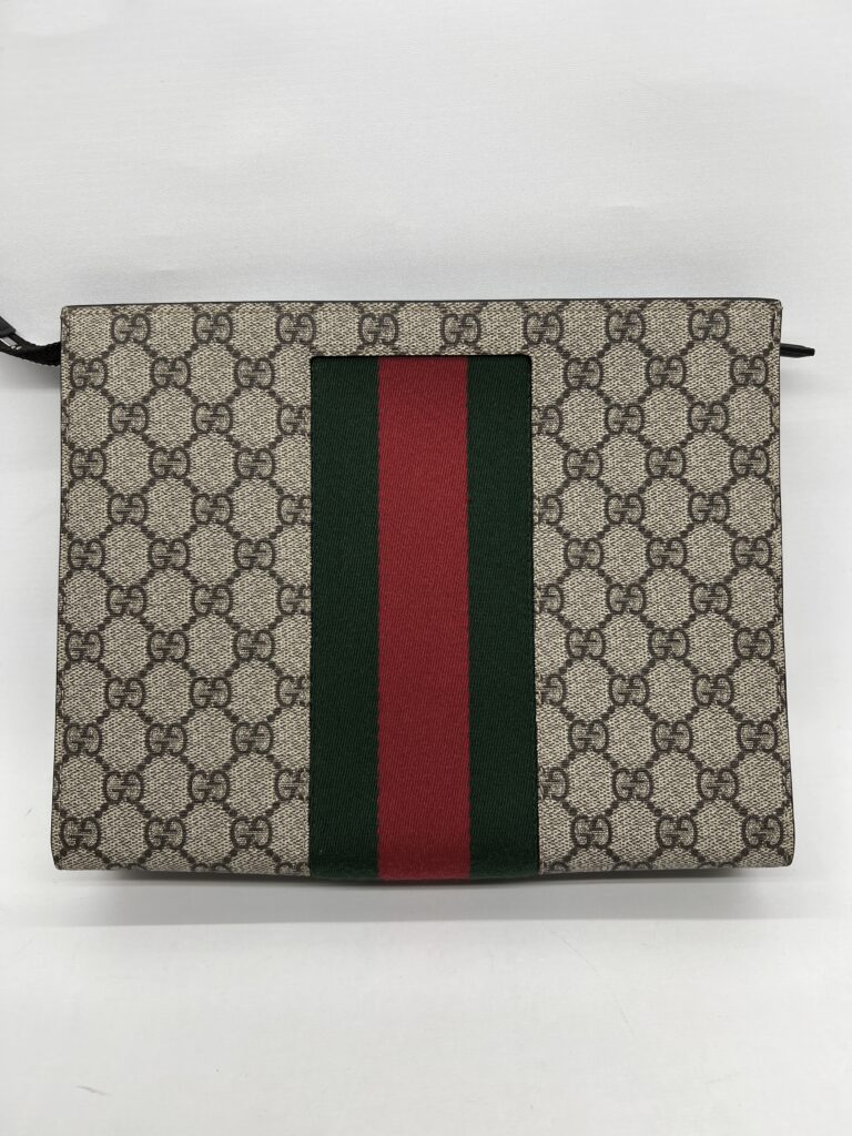 Gucci Clutch GG Canvas Supreme Brown SHW