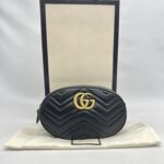 Gucci Marmont Belt Bag Black GHW