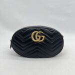 Gucci Marmont Belt Bag Black GHW