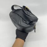 Gucci Marmont Belt Bag Black GHW