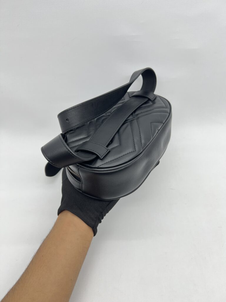 Gucci Marmont Belt Bag Black GHW