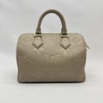Louis  Vuitton Speedy Bandou 25 Monogram Empreinte Tourterelle GHW
