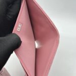 Chanel Classic Trifold Wallet Caviar Pink GHW
