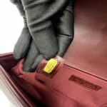 Chanel Boy 25 Lambskin Maroon GHW