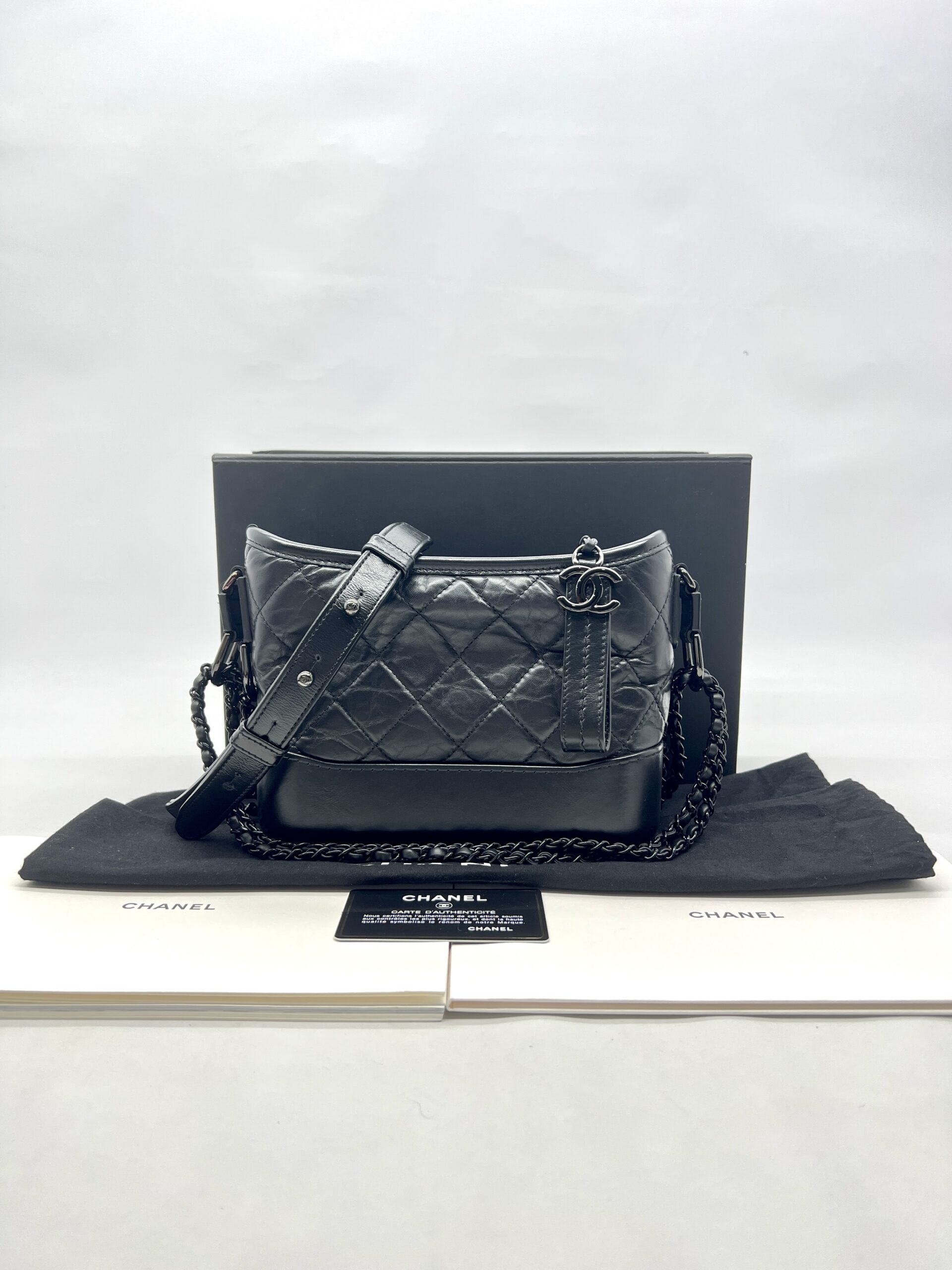 Chanel Gabrielle Small All Black
