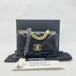 Chanel C19 Small Lambskin Black GHW