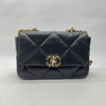 Chanel C19 Small Lambskin Black GHW
