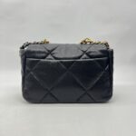 Chanel C19 Small Lambskin Black GHW